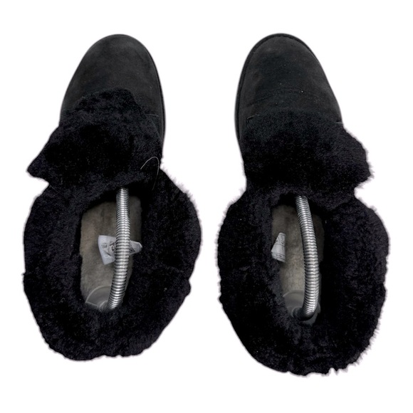 Ugg Quicy Black Boots Size 7.5 - Picture 3 of 8